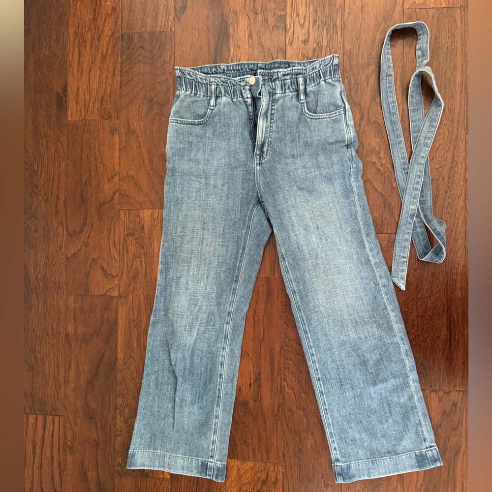 J. Crew Denim Wide-Leg Pants